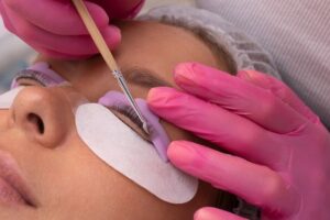 Lash tint treatment